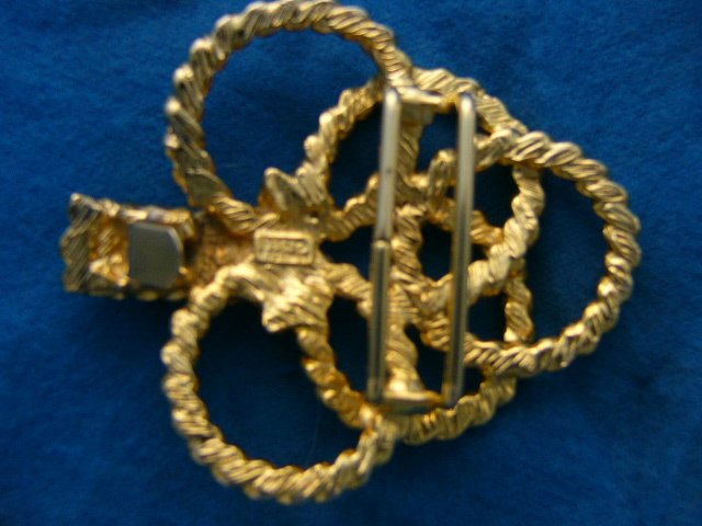 Mimi di N Belt Buckle Collectible Signed Rope