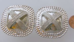 Mimi di Square 1972 Geometric Belt Buckle Vintage