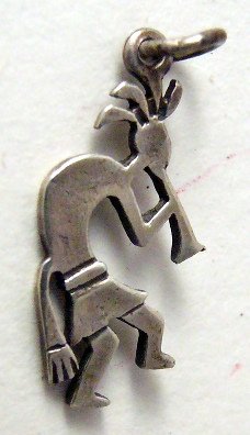 Vintage sterling silver Kokopelli charm