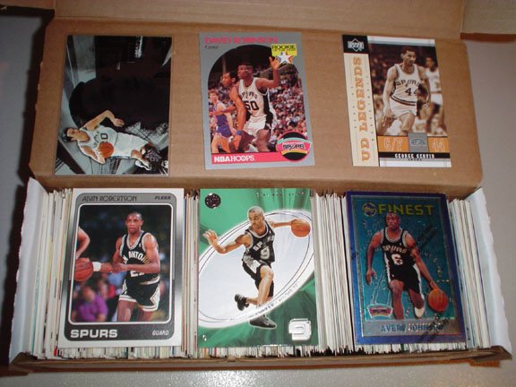 Collection of San Antonio SPURS Basketball Cards ***FREE SHIPPING***