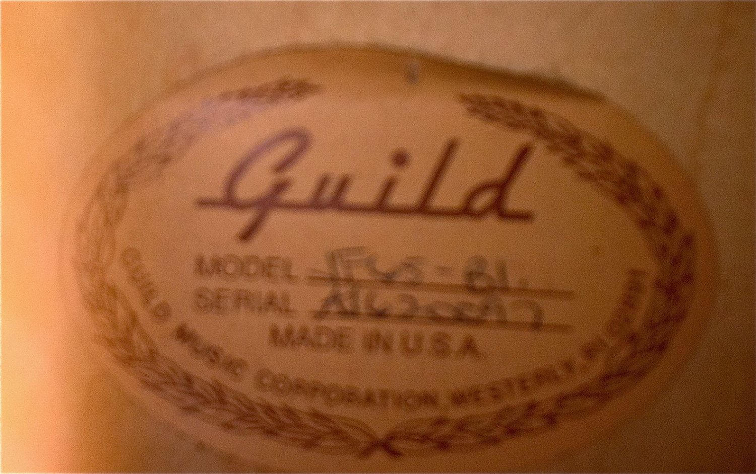 GUILD 12 STRING ACOUSTIC GUITAR