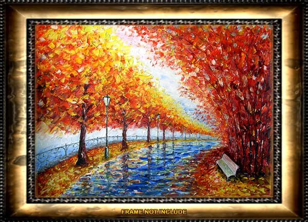 VALERY RYBAKOW Original pallete knife oil painting!
