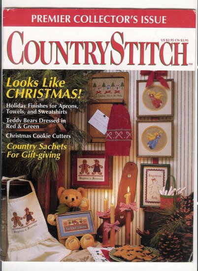 CountryStitch Premier Issue cross stitch patterns magazine