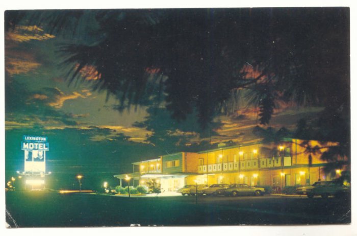 LEXINGTON MOTEL, VIRGINIA, VINTAGE CHROME POSTCARD 7