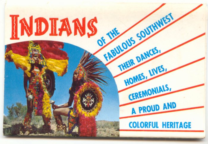 INDIANS OF THE SOUTHWEST, SOUVENIR POSTCARD FOLDER #182