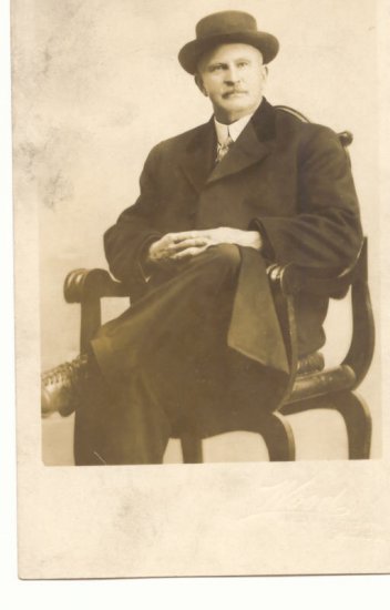 SERIOUS GENTLEMAN, REAL PHOTO POSTCARD #505