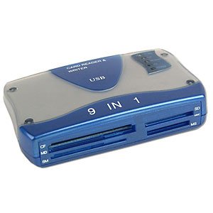9-in-1 card reader