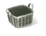 Peterboro Pewter Laundry Basket