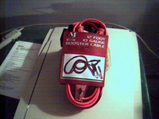 12 Foot Booster Cables.