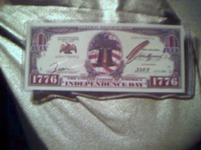Limited Edition Independence Day Bill