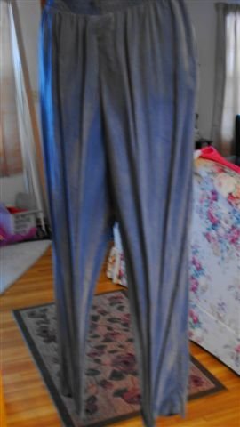 Blue And Gray Pants Feel like Silk