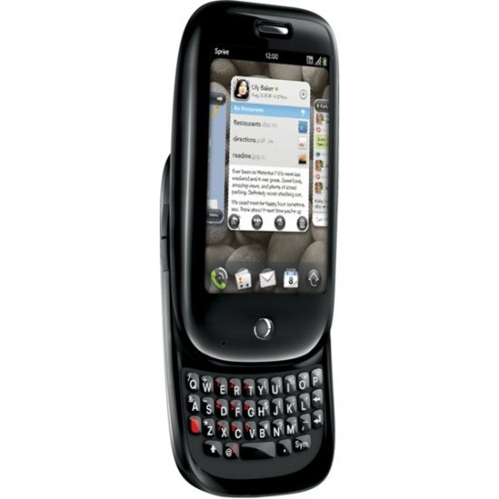 Palm Pre P100 Sprint Cell Phone Touch Smart Black AS IS