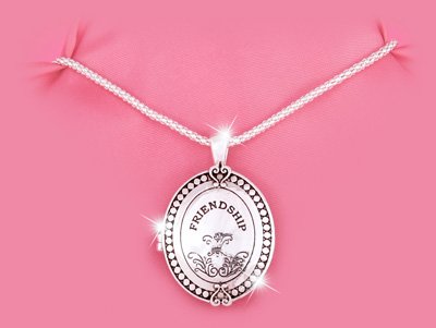 RELIGIOUS CHRISTIAN JOHN15:13-14 OVAL FRIENDSHIP LOCKET NECKLACE