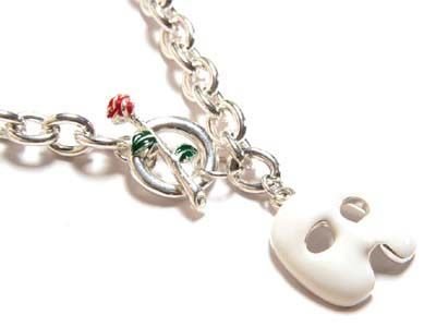 PHANTOM OF THE OPERA MOVIE MASK ROSE NECKLACE