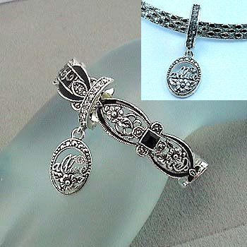 INSPIRATIONAL MESSAGE BEAUTY ALLURE WORD CHARM BRACELET