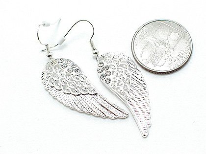 URBAN GUARDIAN ANGEL ANGELS WING WINGS EARRINGS