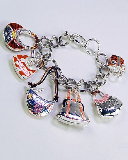 CHUNKY FASHION PURSE HAND BAG BRACELET