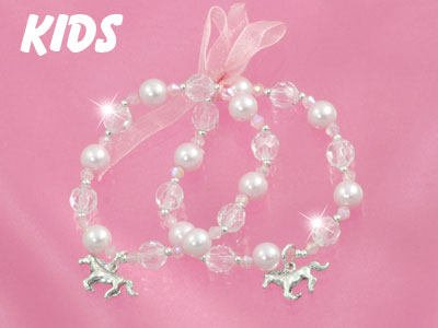 KIDS GIRLS PONY HORSE WESTERN STALLION EQUESTRIAN COWGIRL BRACELET