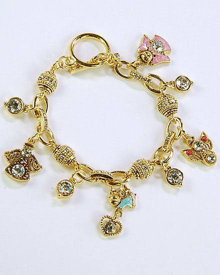 RELIGIOUS GUARDIAN ANGEL WINGS HALO CRYSTAL BRACELET