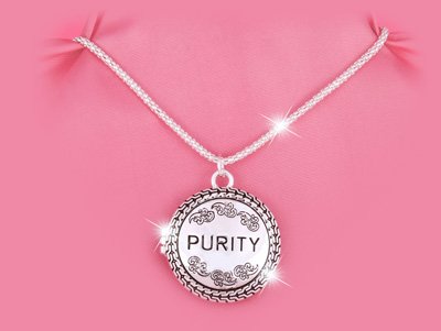 RELIGIOUS TITUS 1:15 PURITY LOCKET NECKLACE