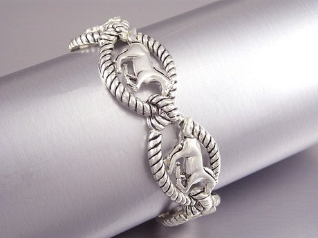 WESTERN COWGIRL COW GIRL HORSE PONY MUSTANG BRACELET