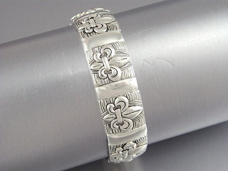 FRENCH ROYAL FLEUR DE LIS NEW ORLEANS SAINTS BRACELET