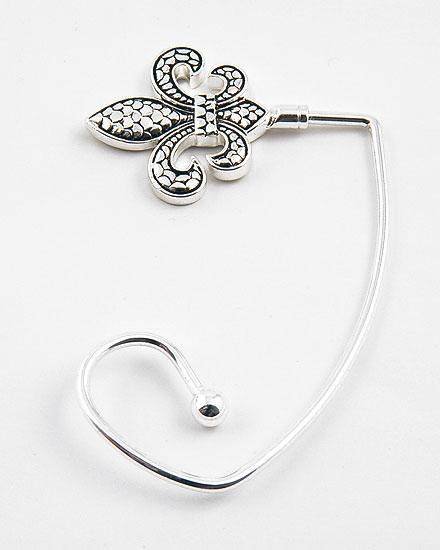FRENCH FLEUR DE LIS PURSE HOOK HANGER HANDBAG HOLDER