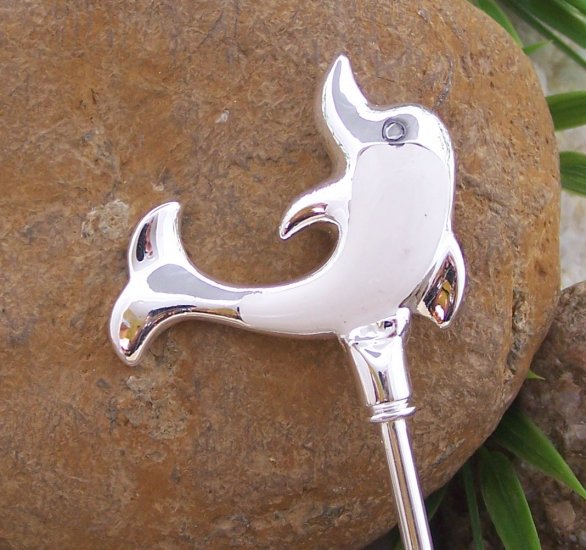 DOLPHIN PURSE N' HOOK HANGER HANDBAG BAG HOLDER w/ POUCH