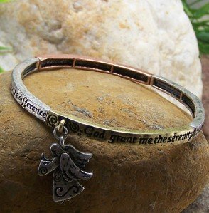 NEW SERENITY PRAYER ALCOHOLICS ANONYMOUS AA BRACELET