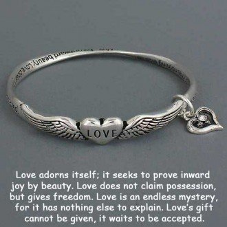 SISTERS LOVE HEART INSPIRATIONAL BRACELET