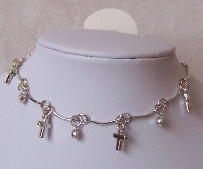 RELIGIOUS CHRISTIAN CROSS ANKLE BRACELET ANKLET