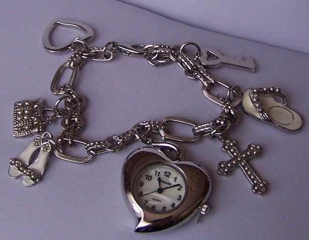 Valentines Day Heart Love Handbag Shoes Flip Flop Watch Bracelet