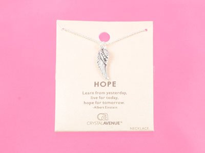 Silver Angel Wing Necklace