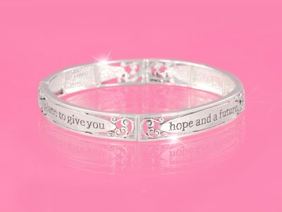 RELIGIOUS CHRISTIAN JEREMIAH 29:11 DECLARES THE LORD GOD WORD INSPIRATIONAL BRACELET