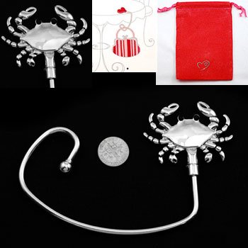 Crab Purse Handbag Caddy Holder Hanger