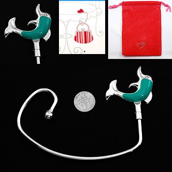 Dolphin Love Purse Handbag Caddy Holder Hanger