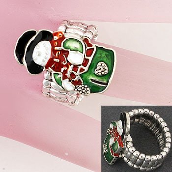 Snowman Snow Man Ring