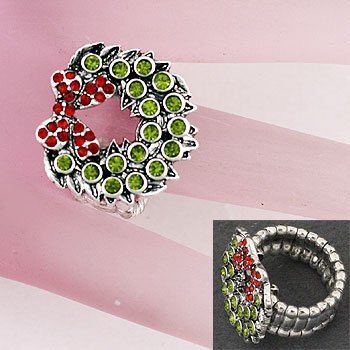 Christmas Wreath Ring