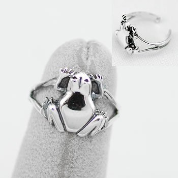 Frog Sterling Silver Toe Ring