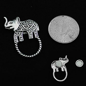 Elephant Textured Eye Glass Badge ID Holder