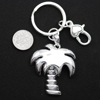 Palm Tree Tropical Key Keychain