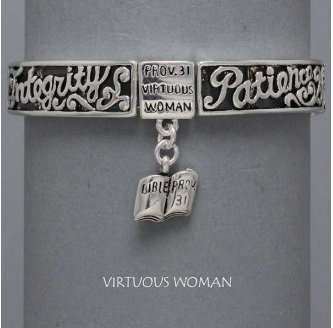 Religious Proverbs 31 Virtuous Woman Bracelet