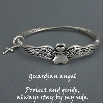 Religious Guardian Angel Protect and Guide Bracelet