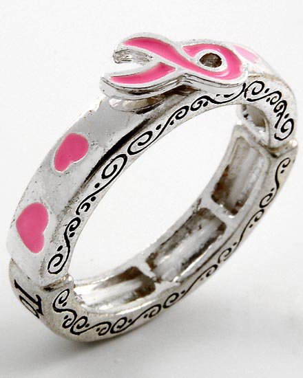 Pink Ribbon Breast Cancer Awareness We Can Ring