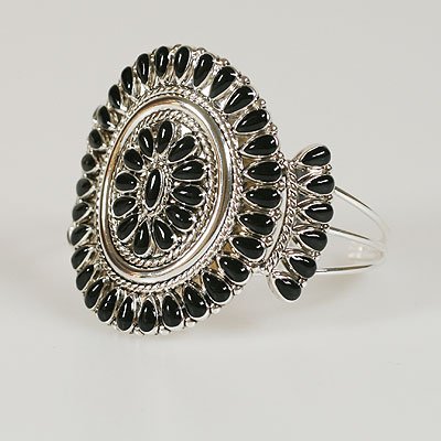 Black Western Bangle Bracelet