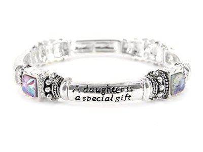 Clear Daughter is a Blessing Bracelet