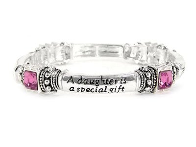 Pink Daughter is a Blessing Bracelet