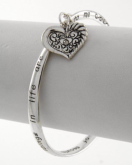 Love Heart Grandma Grandmas Prayer Bracelet