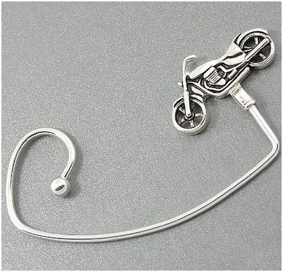 Motorcycle Silver Tone Handbag Purse Hook Caddy Holder