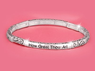 How Great Thou Art Religious Stackable Bracelet